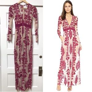 For love and lemons Temecula wine maxi dress! EUC